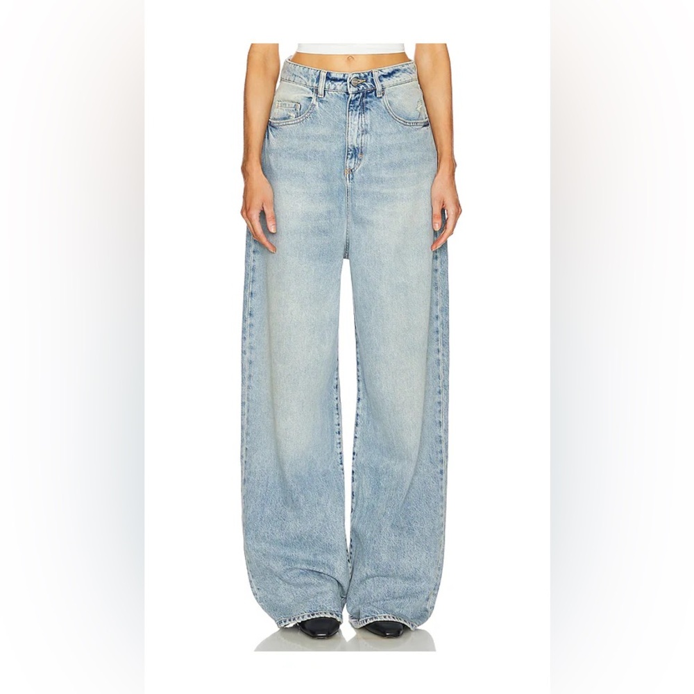Coco Wide Leg Jeans in Denim Light